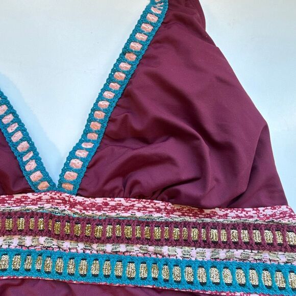 NWT La Blanca halter tankini and matching bottom swimwear. Size 16 - Picture 8 of 9